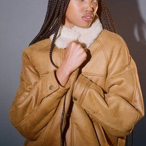 UO Ashley Faux Shearling Jacket